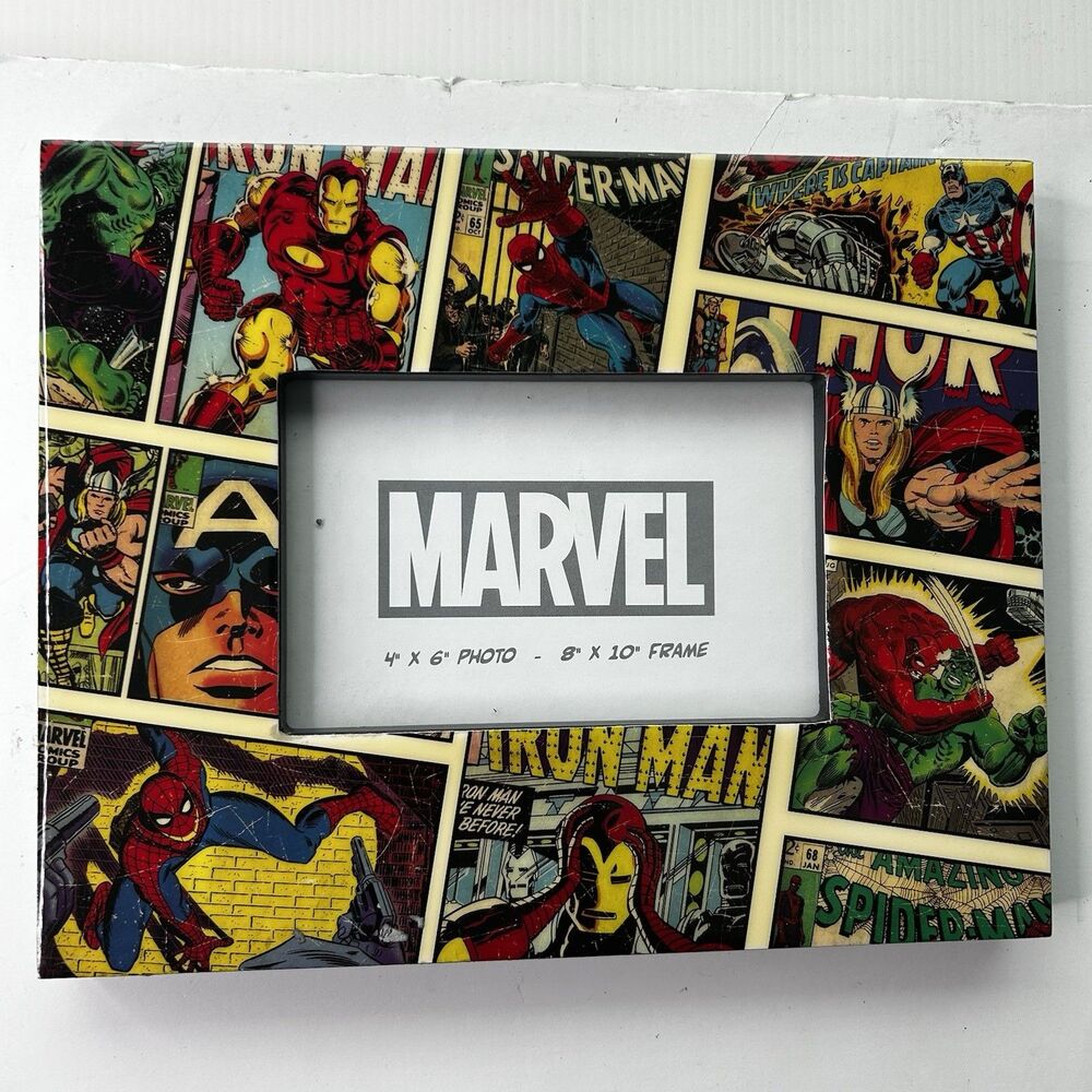 Marvel Comics Superheroes Resin 4 X 6 Photo Frame